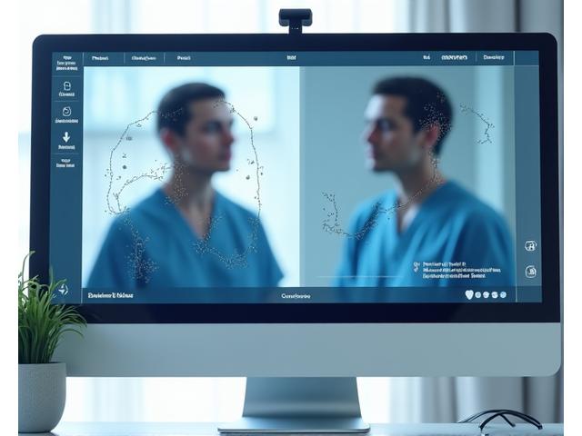 Capture d'écran d'une consultation vidéo HD avec outils d'annotation médicale